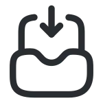 Directbox Receive SVG Icon